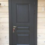 Металлическая дверь входная в коттедж